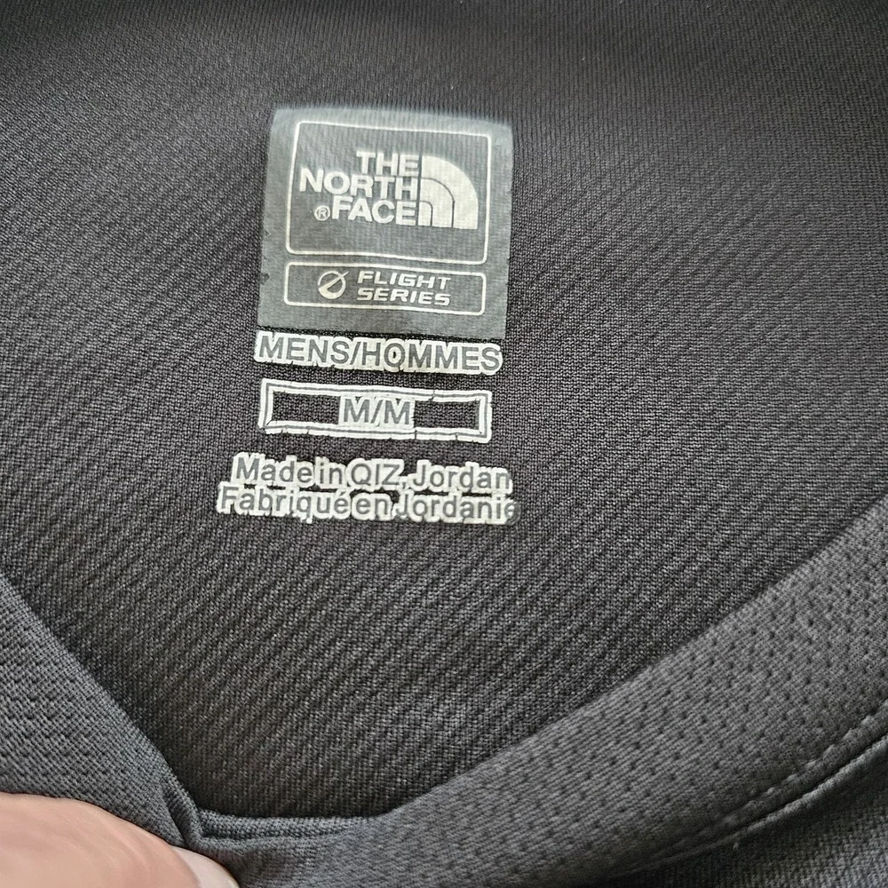 Mens M North Face VaporWick T-Shirt BlackGray Athletic‎ Performance Quick Dry